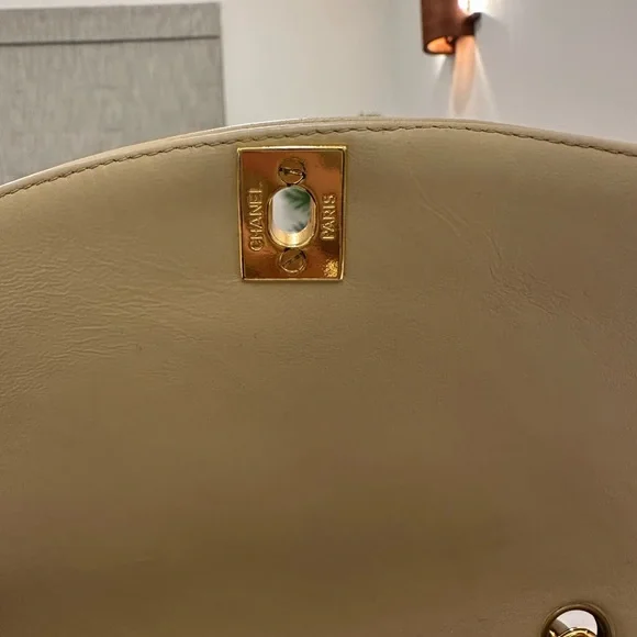 CHANEL Small Diana Beige Shoulder Bag - Picture 8 of 12